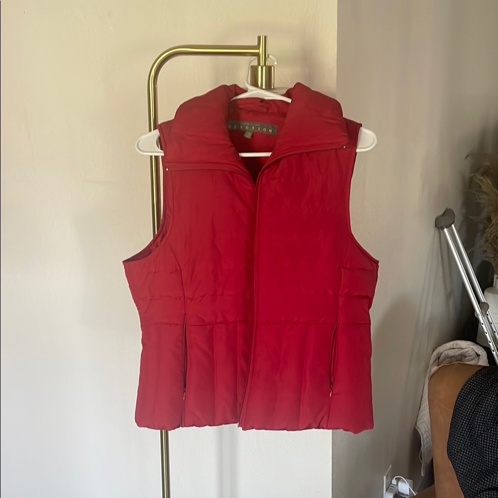 Red Puffer Vest